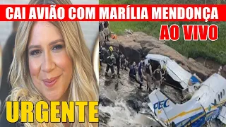 URGENTE: Cai avião com a cantora Marília Mendonça, em Minas Gerais