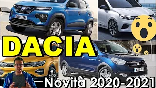 Novità Dacia i dettagli sulle nuove Logan, Sandero e Lodgy. Arriva il Crossover elettrico Spring