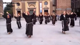 Nuns and Monks dancing to Fungal City by Björk