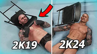 WWE 2K24 vs WWE 2K19 Details Comparison