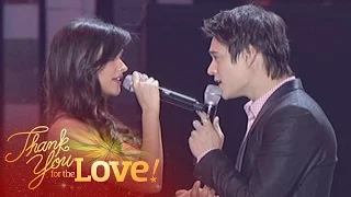 Liza, Enrique sing "It Might Be You/Forevermore"