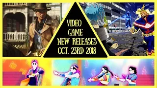 Video Game New Releases Oct 23rd 2018