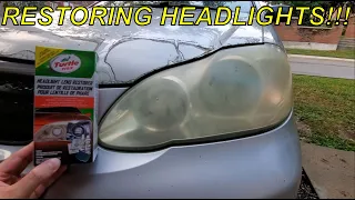 Headlight Restoration | 300,000 kms Toyota Corolla