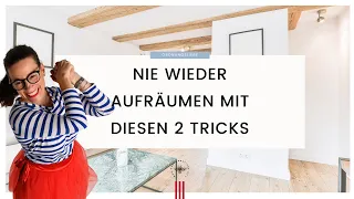 Nie wieder aufräumen mit diesen 2 Tricks | Es funktioniert!