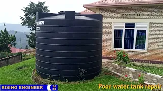 Poor water tank repair