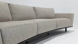 Giorgetti Regal Curved Sofa - Luxury Italian