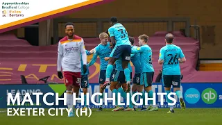 MATCH HIGHLIGHTS: Bradford City v Exeter City