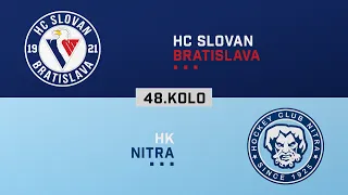 48.kolo HC Slovan Bratislava - HK Nitra HIGHLIGHTS