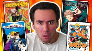 Reacting to Shonen Manga Covers for THE FIRST TIME