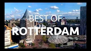 ROTTERDAM drone 4K NETHERLANDS NEDERLAND TIMELAPSE UHD