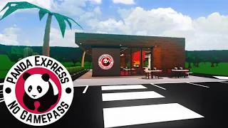 No Gamepass Modern Panda Express Restaurant Speedbuild and Tour   iTapixca Builds