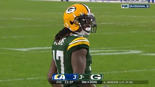 Rodgers finds Adams for Touchdown, Ramsey throws "hissy fit" - Green Bay Packers vs LA Rams
