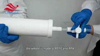 Customized PTFE purification column