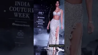 disha patani walks the ramp at India couture week #dishapatani #shortsfeed