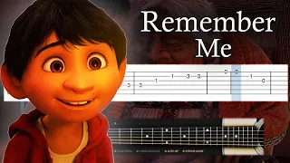 Coco - Remember Me (Recuerdame) - Guitar tutorial (TAB)