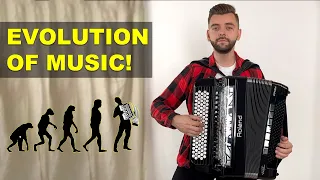 Evolution of Music on Accordion (1400 B.C. - 2022)