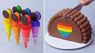 Tantangan Siapa Hias Lebih Bagus! Pertarungan Dekorasi Kue | So Yummy Rainbow Chocolate Cakes