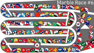 Countryballs Marble Race League #6 | 2020 Fall League