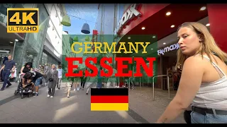 Essen Germany 🇩🇪 | 4K Walking tour in the city center