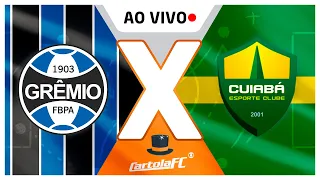 GRÊMIO x CUIABÁ Brasileirão Série A 2021 + Parciais Cartola FC 24ª Rodada | Narração