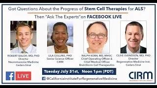 Facebook Live: Stem Cells and ALS