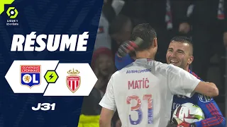 OLYMPIQUE LYONNAIS - AS MONACO (3 - 2) - Highlights - (OL - ASM) / 2023-2024