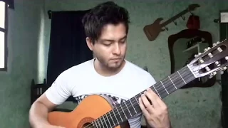 Como tocar el chavo del ocho en guitarra fingerstyle (parte 1) - Oscar Reyes