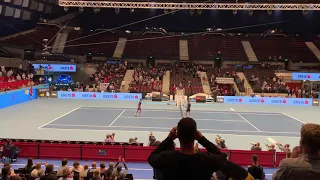 ATP 500 - Lorenzo Sonego - Novak Djokovic - matchpoint - Erste Bank Open - Vienna 2020 quarterfinals