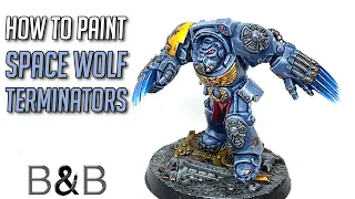 How to paint a Space Wolf Terminator