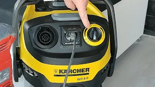 Karcher WD6 P PREMIUM Vacuum Cleaner - unbox and test