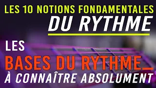 ⚠️LES BASES DU RYTHME à la GUITARE | 10 notions FONDAMENTALES à connaître ABSOLUMENT !⚠️