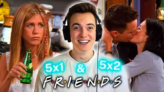 *I'M SO HAPPY!!!* Friends S5 Ep: 1 & 2 | First Time Watching | (reaction/commentary/review)