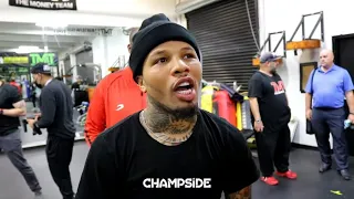 Gervonta Davis on Ryan Garcia Mental & Lil Baby "Heavy Hitter" Lyric At Mayweather Gym Workout