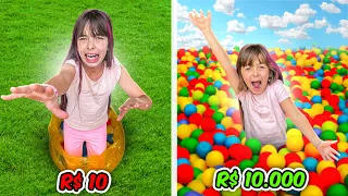 PISCINA DE BOLINHAS DE R$100, R$1000 E R$10000! - Desafio