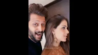 Genelia D'souza and Riteish Deshmukh Romantic Movements Status | Piya O Re Piya Song Whatsappstatus