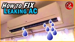 Fix AC Leaking Water Inside the House in 10 Seconds | Air Conditioner Maintenance Tips