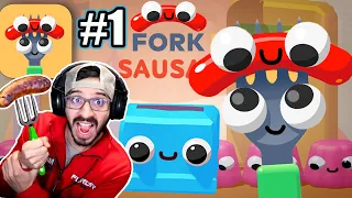 NOOB vs PRO vs HACKER en FORK N SAUSAGE | Juegos Luky