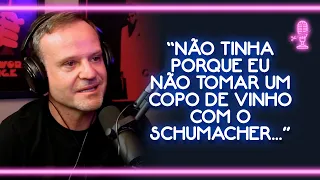 RELAÇÃO COM MICHAEL SCHUMACHER E OS OUTROS PILOTOS NA F1 - RUBINHO BARRICHELLO