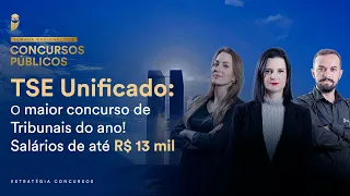 TSE Unificado: O maior concurso de Tribunais do ano! Salários de até R$ 13 mil - Semana Nacional EC