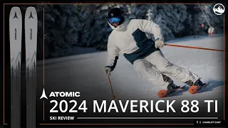 2024 Atomic Maverick 88 Ti Ski Review with SkiEssentials.com