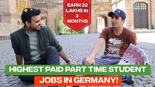 How much can a student Earn in Germany? BEST PARTIME JOBS FOR STUDENTS (Upto 9000€ in 3 months)