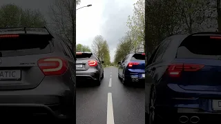 A45 AMG vs Stage 1 GOLF 8R LAUNCH!