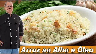 Arroz ao Alho e Óleo - Chef Taico