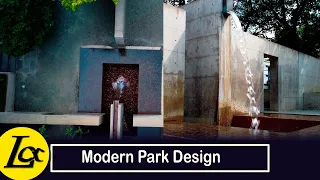 Modern Park Design: Drone Video