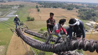 transmission line video 500 kv