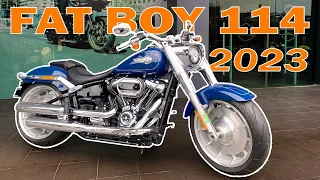 Review chi tiết Harley-Davidson Fatboy 2023 : Siêu phẩm Softail | Bách Harley