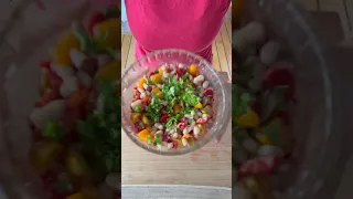 SO GOOD - Spanish White Bean Salad #shorts