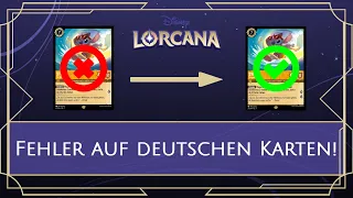 Disney Lorcana | Errata - Diese Fehler auf deutschen Karten müsst ihr kennen