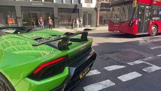 London Vlog #080| insane car spotting in July Veyrons SVJS and more