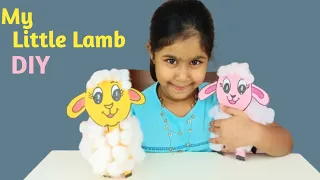 How To Make a Cute Paper Sheep/Paper Sheep Tutorial for Kids/DIY Paper Sheep/Origami Sheep/Baby Lamb